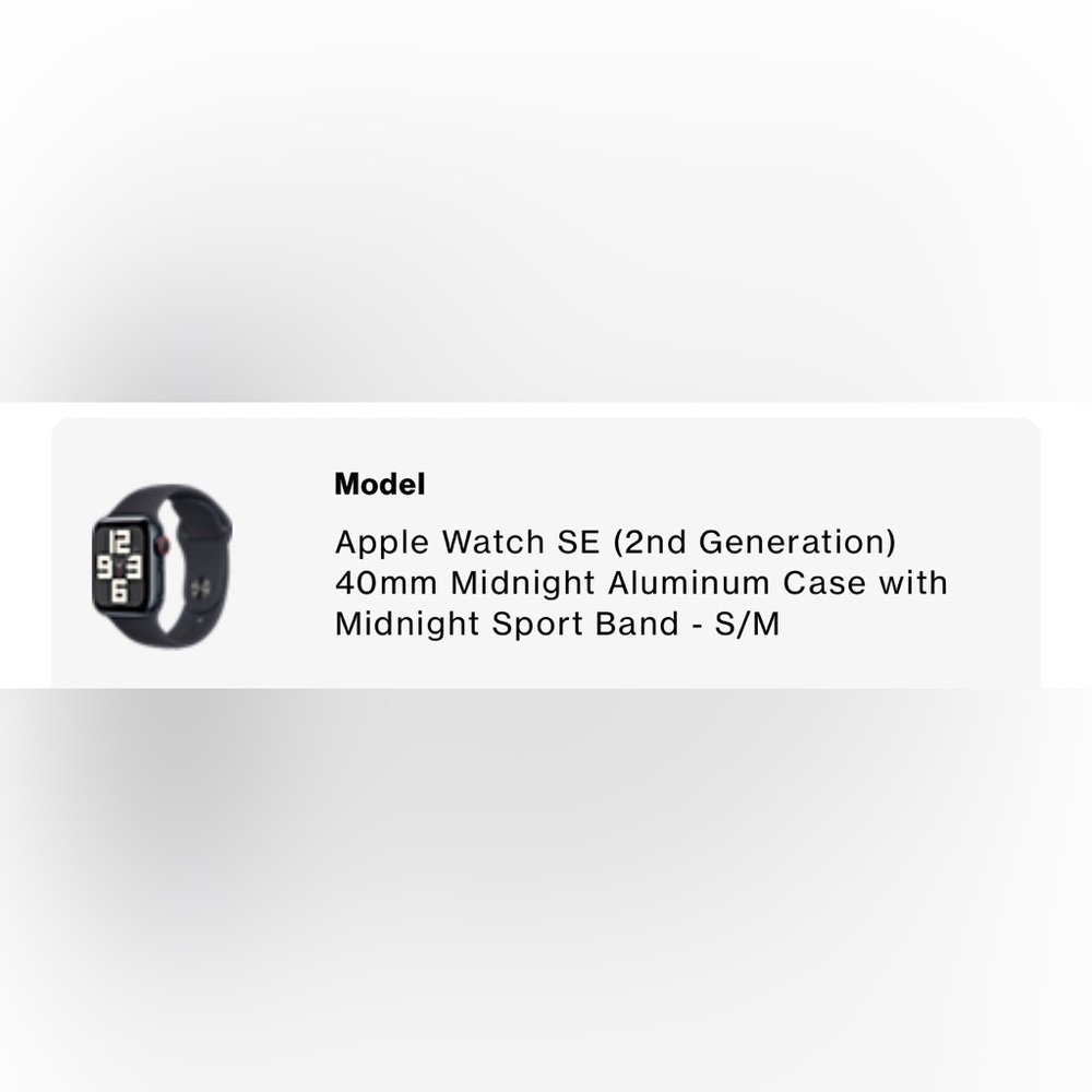 Apple Watch second generation